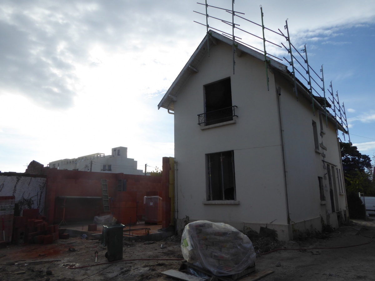 Rnovation et extension d'une Villa annes 30  Mrignac 2018 : Chantier -lvations RDC