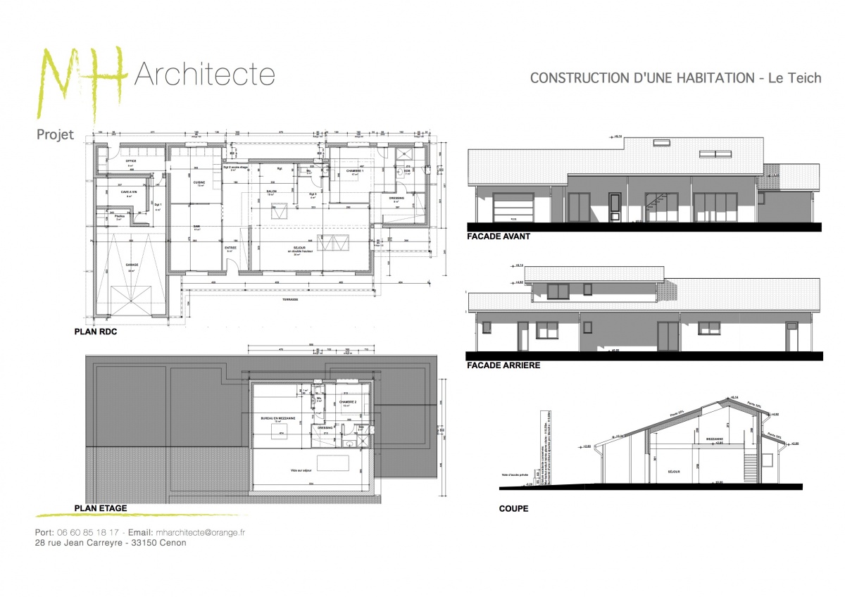 Construction d'une maison individuelle - LE TEICH