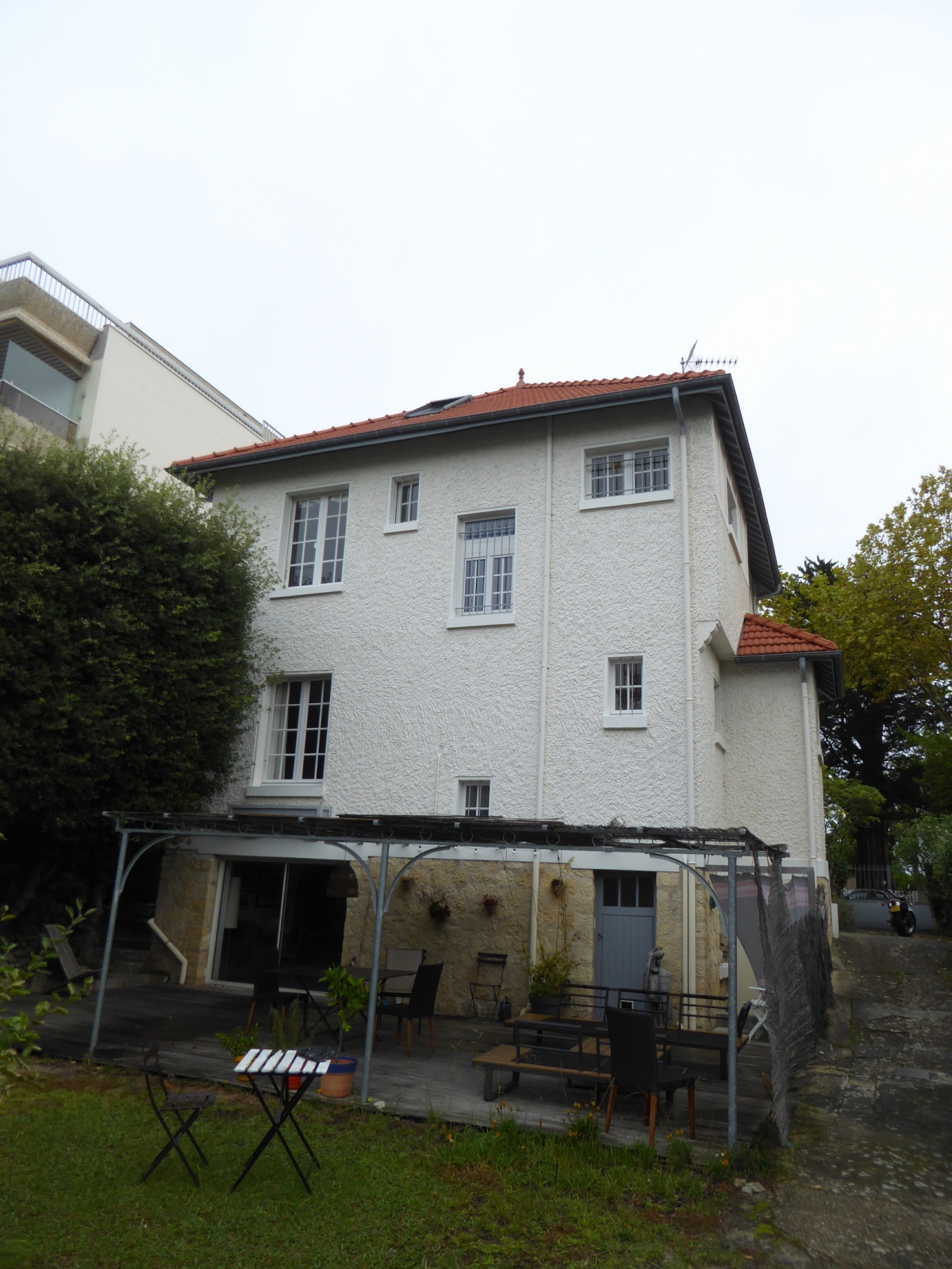 Une basquaise  Arcachon 2024 : Etat des lieux faade jardin