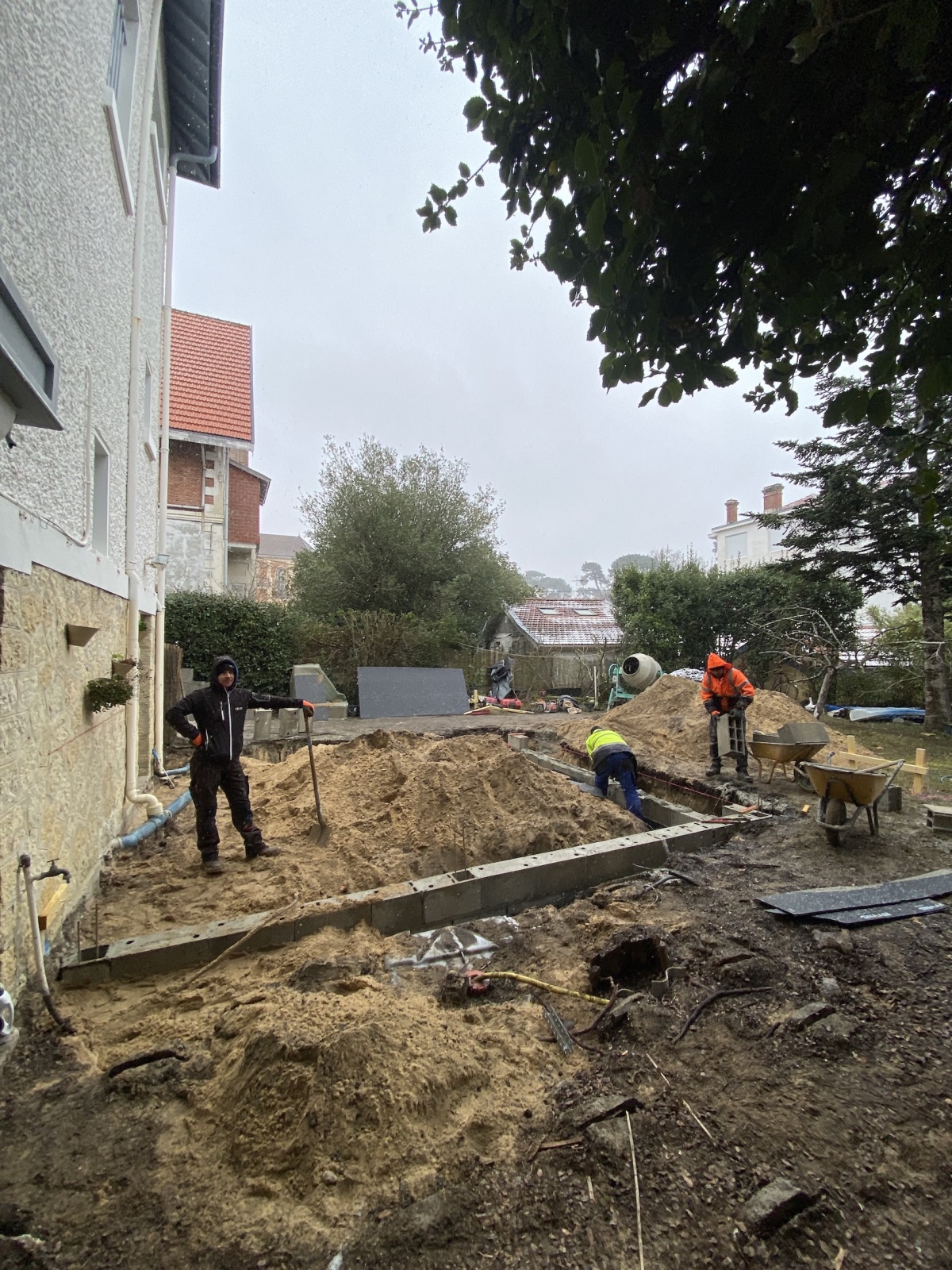 Une basquaise  Arcachon 2024 : Travaux extension