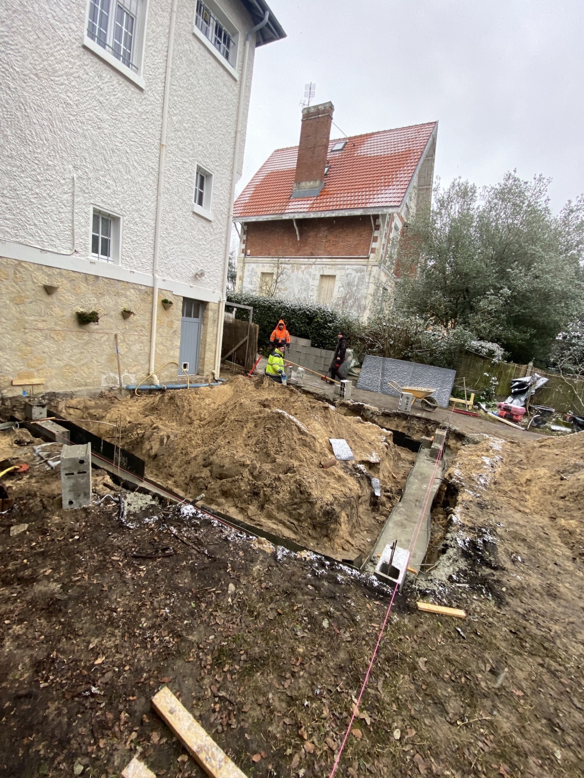 Une basquaise  Arcachon 2024 : Travaux Extension