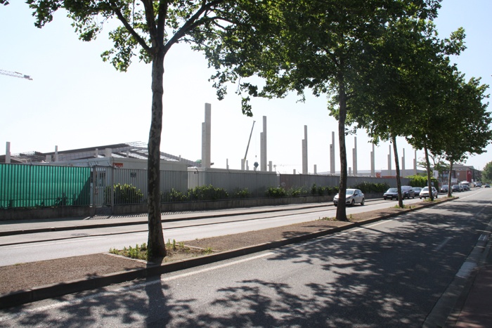 Réhabilitation du MIN de Toulouse (Marché D'Intérêt National) : Facade Avenue des EU 06052011