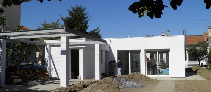 Extension et restructuration d'une maison des annes 50 : Ralisation du chantier