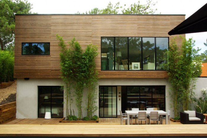 Cap Ferret Maison contemporaine ossature bois