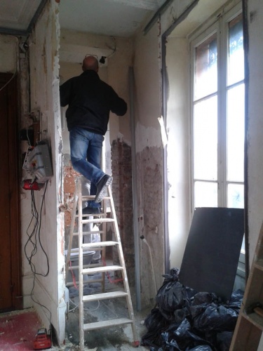 Rnovation d'un appartement de type haussmannien quartier St Etienne (Chantier en cours) : 2012-12-04 14.14.07