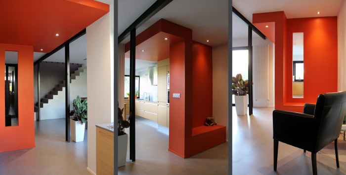Maison H - Rnovation  Toulouse : Volet orange