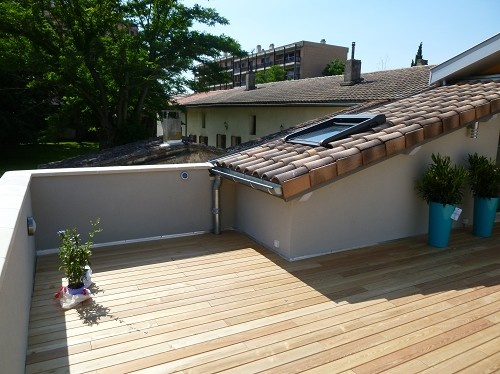 Rnovation Maison B : Aprs travaux - R+1 terrasse