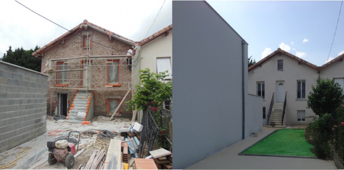 REHABILITATION D'UNE MAISON EN 2 APPARTEMENTS : planche 3