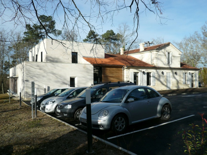 Rnovation & extension de la Mairie de Sadirac : facade nord