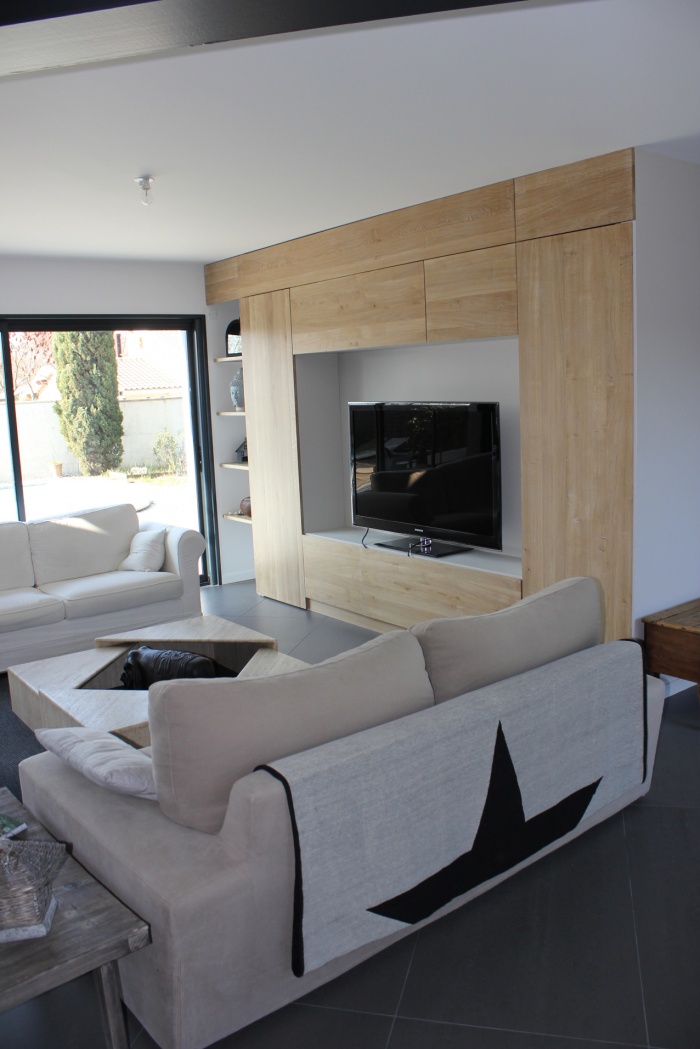 Extension et ramnagement d'une maison d'habitation : meuble tl