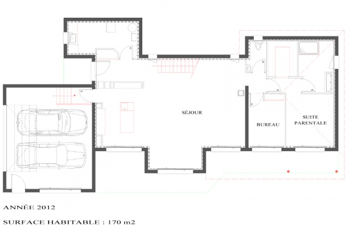 Villa  Montrab : plan