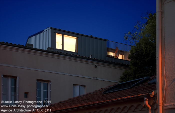 Surlvation d'un immeuble  Toulouse : Surlvation bois (2)