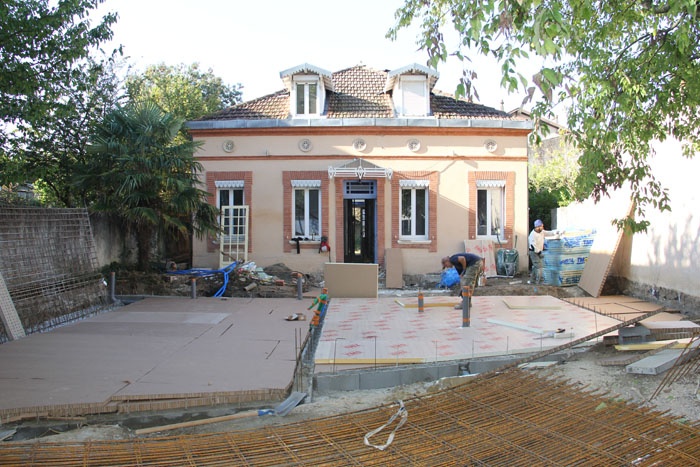 Maison L3 - Toulouse - Cte Pave : extension maison toulouse 021014.JPG