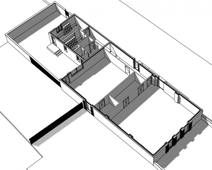 Salle multisports : 3D Projet