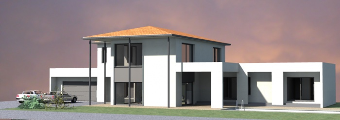 villa contemporaine : 6