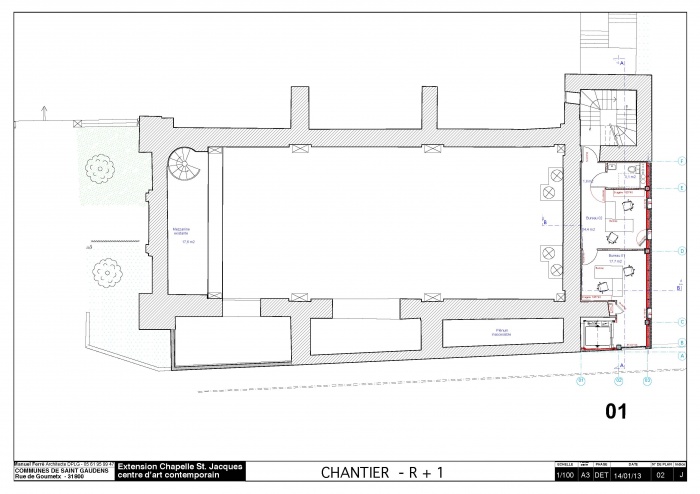 Rhabilitation et extension du centre d'art contemporain La Chapelle St-Jacques : 130225CHANTIER Chapelle SJ v2012_Page_03