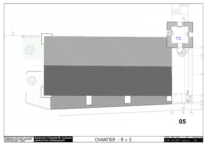Rhabilitation et extension du centre d'art contemporain La Chapelle St-Jacques : 130225CHANTIER Chapelle SJ v2012_Page_07