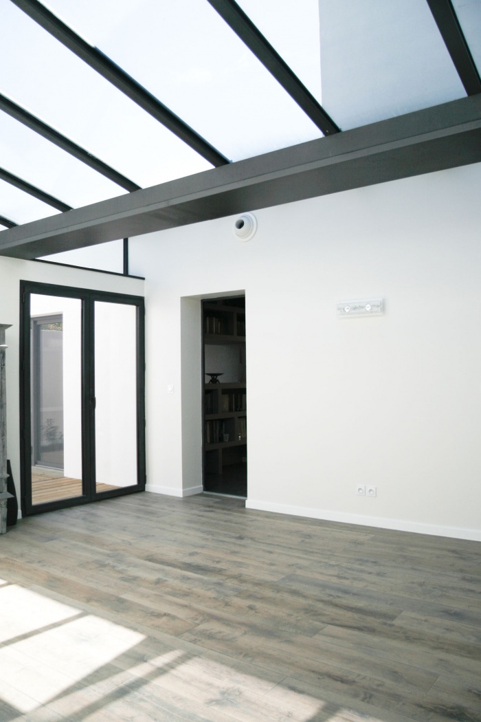 Extension autour d\'un patio