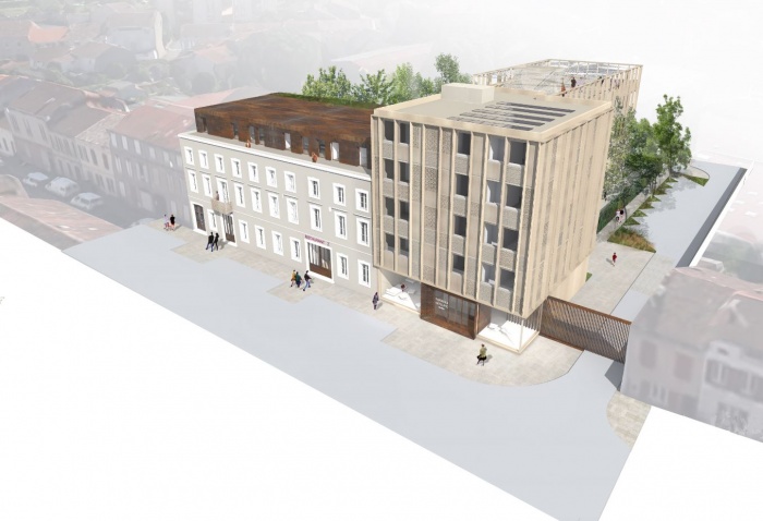 Transformation d'un btiment de bureaux en Rsidence Htelire  Albi : image_projet_mini_84151