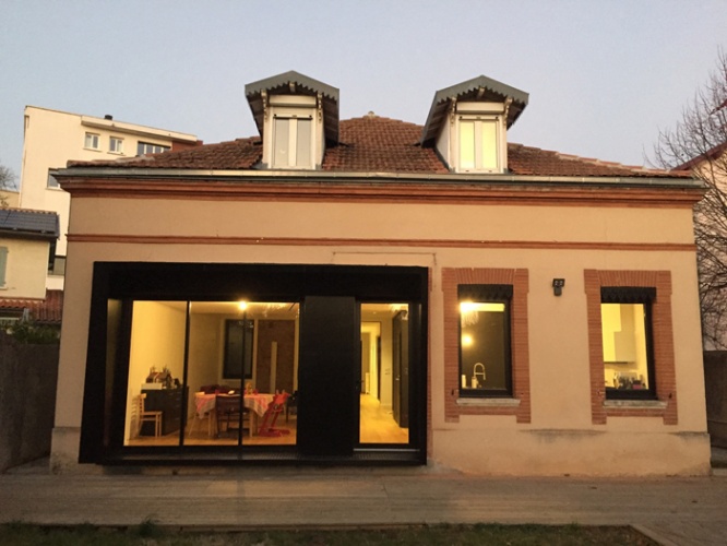 Maison L3 - Toulouse - Cte Pave : Greffe contemporaine (2)