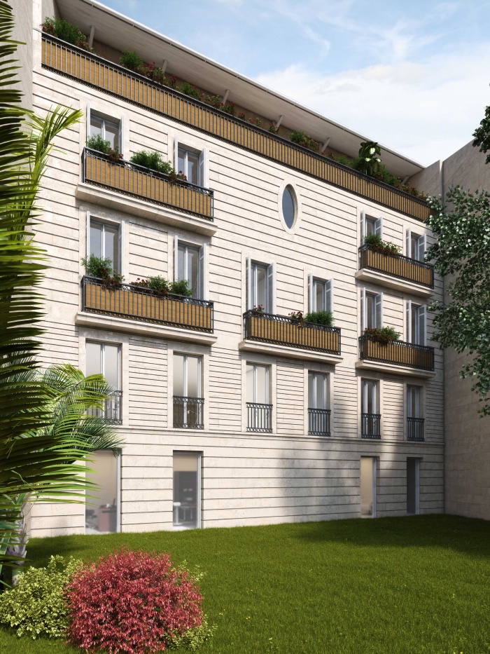 Construction d'un immeuble neuf à Bordeaux