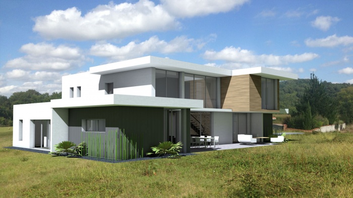 Villa d'exception à cubes emboités