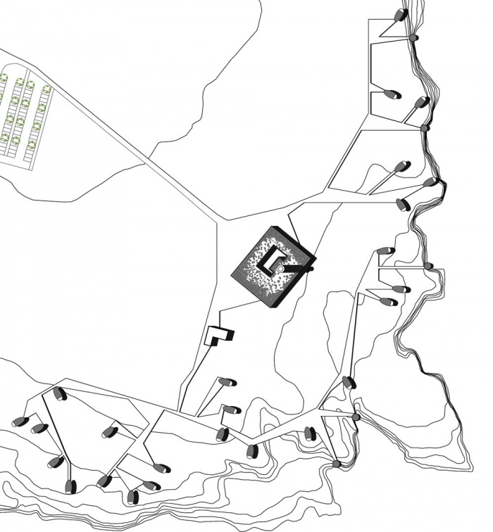 Hotel cocoon's lighthouse : plan-masse